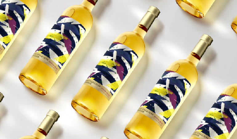 オリオンビール Southern Cross Winery ラベルデザイン