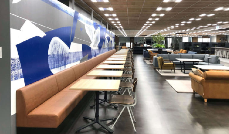 富士通 川崎オフィス 壁画