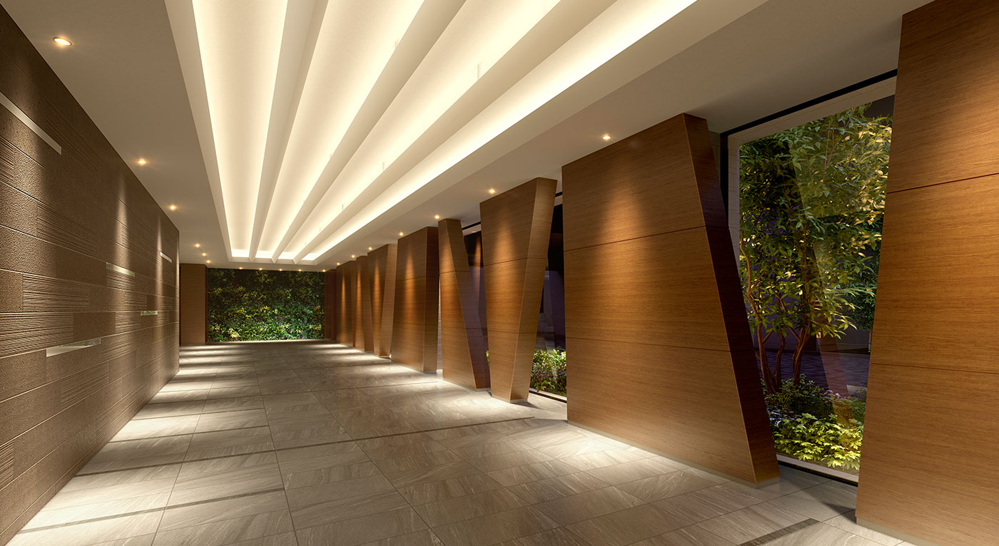 エントランスコリドー完成予想CG