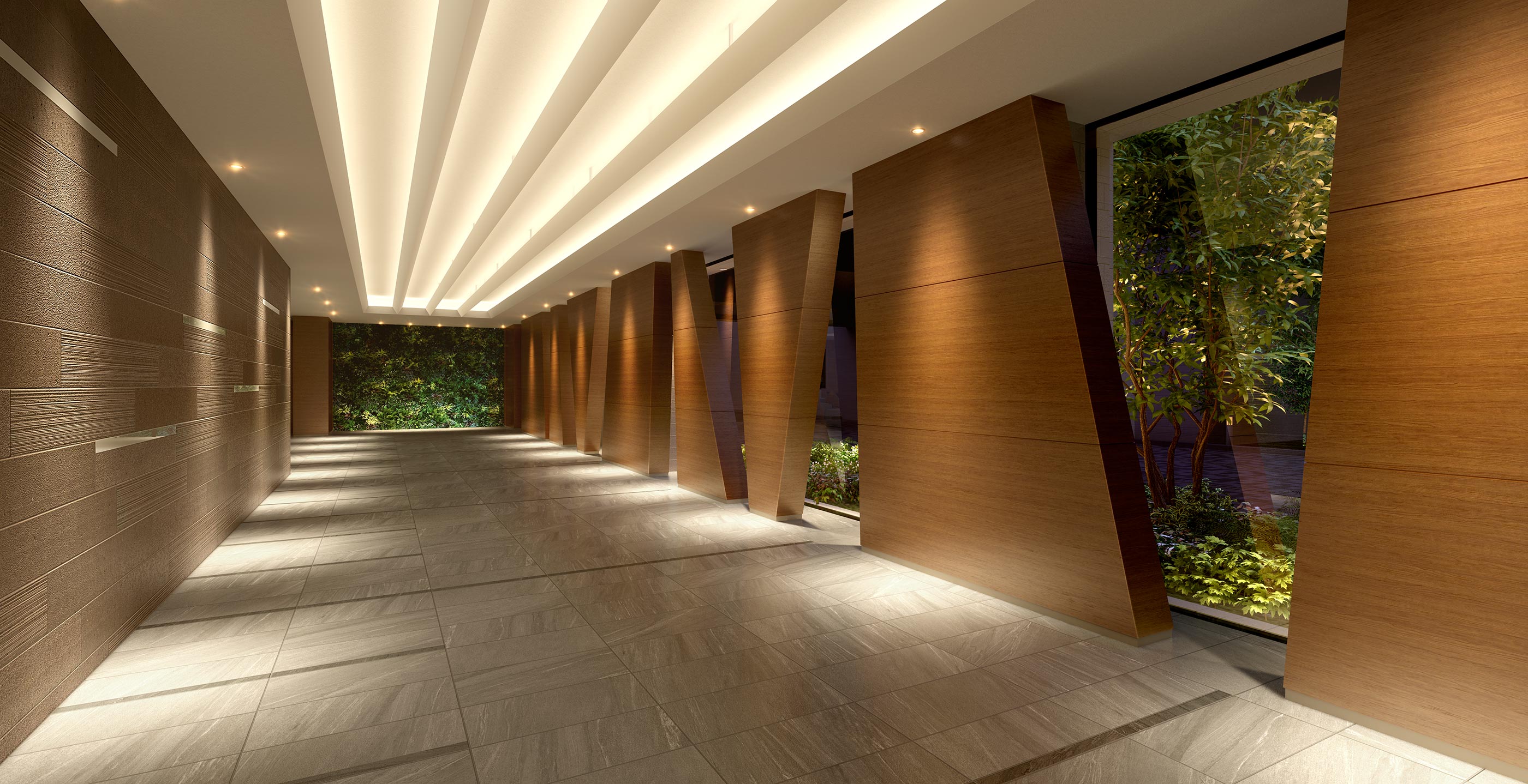 エントランスコリドー完成予想CG