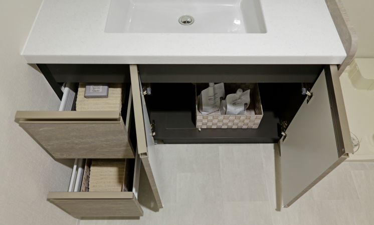 洗面台下段収納