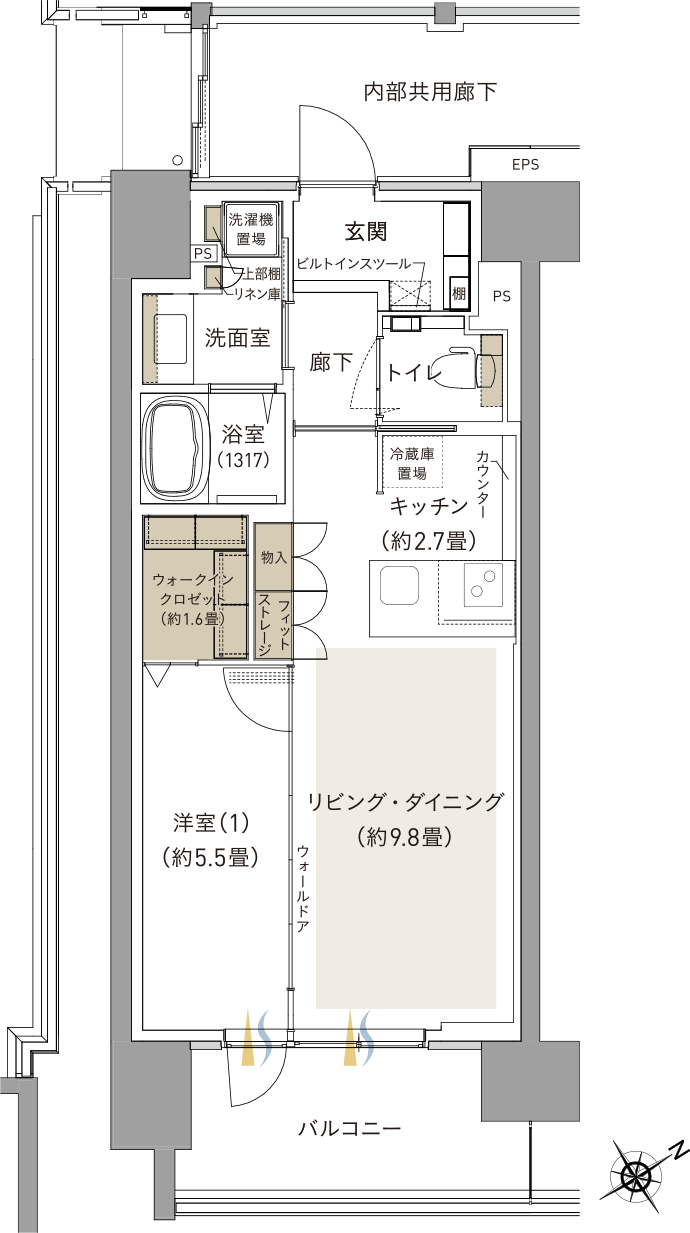 Fsタイプ間取り