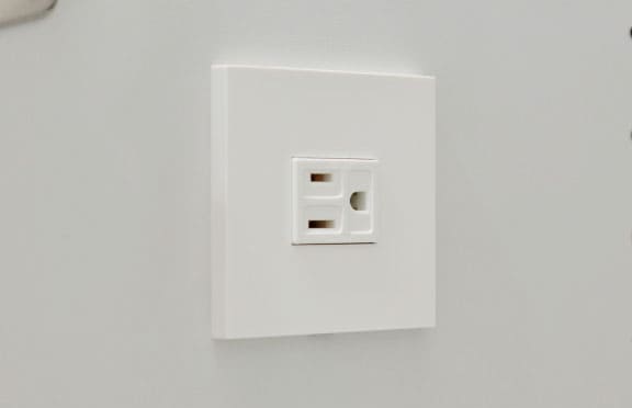 収納内部コンセント