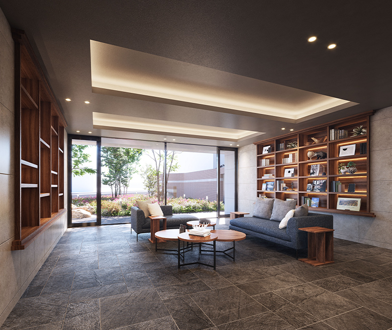 ラウンジ完成予想CG