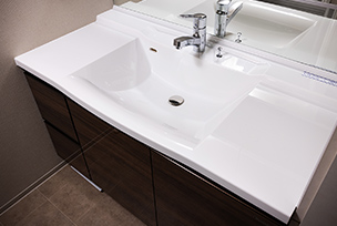 ボウル一体型カウンター