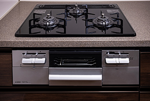 ダブル高火力ガスレンジ