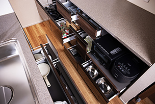 オールスライド収納