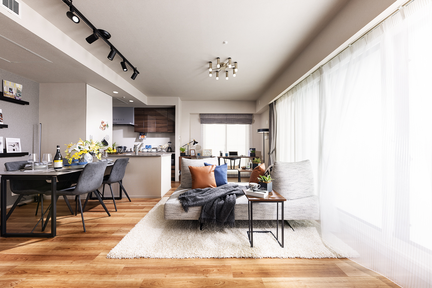 LIVING DINING KITCHEN