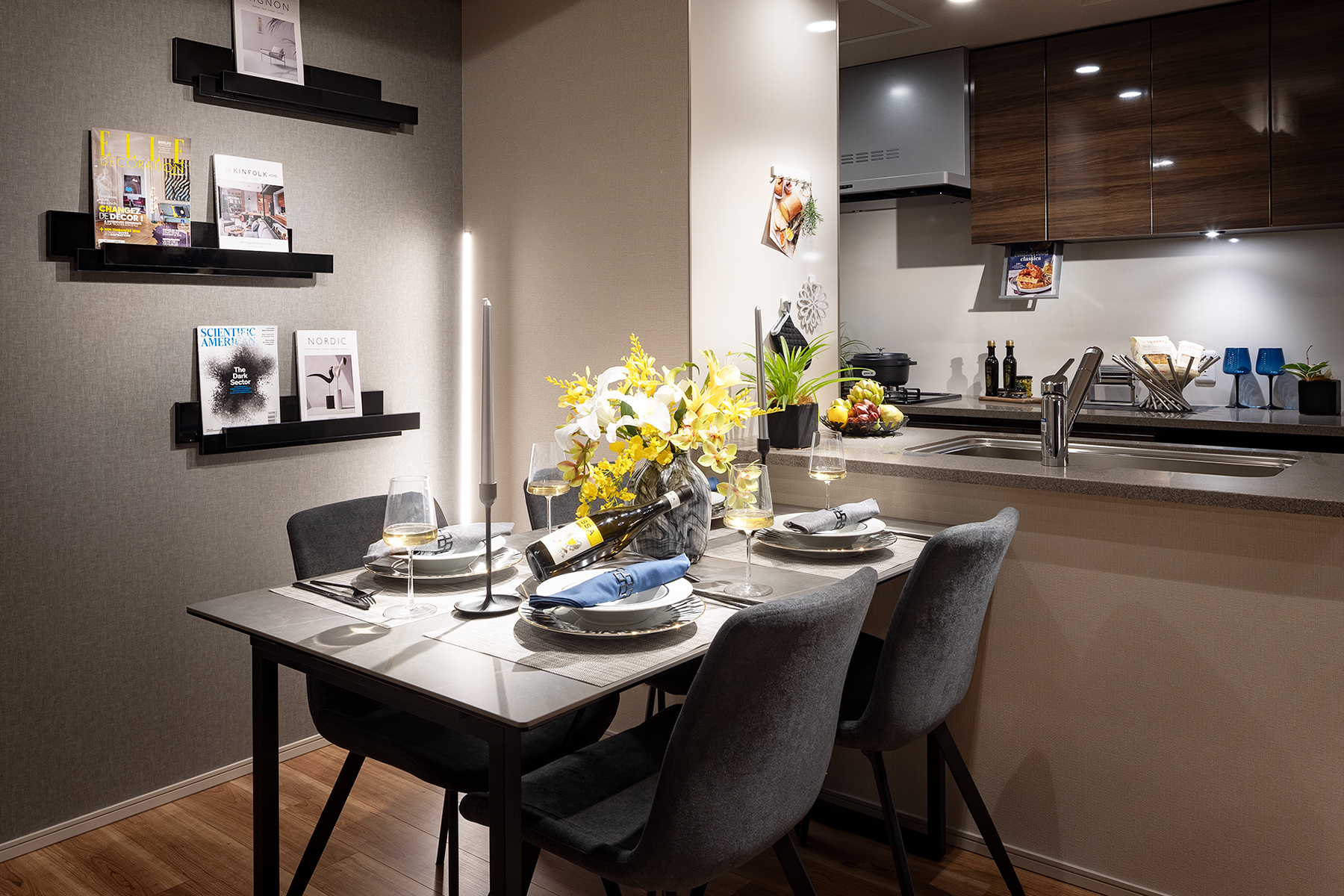 LIVING DINING KITCHEN