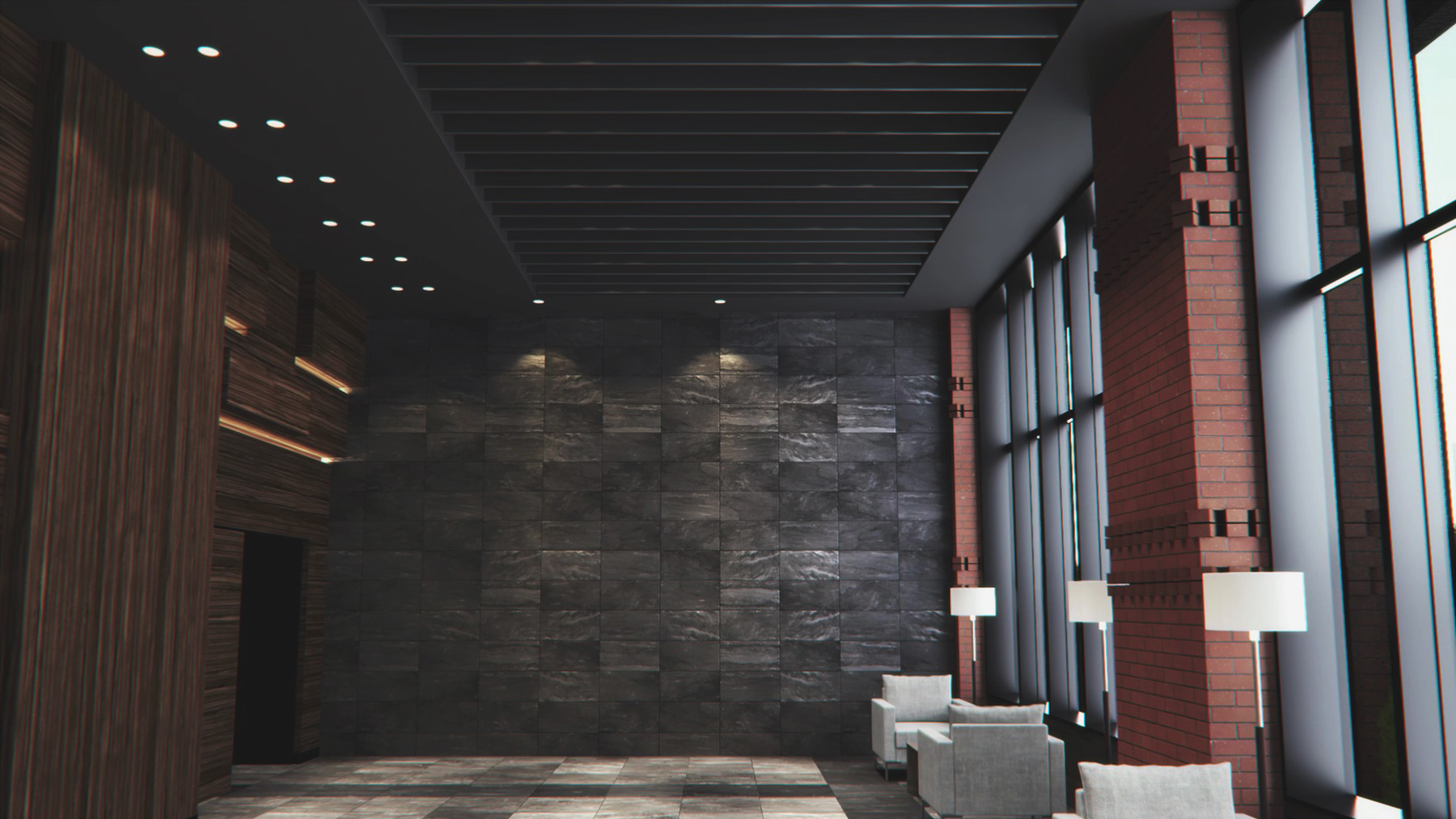 エントランスホール完成予想CG