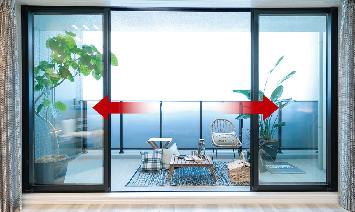 フレキシブルサッシ