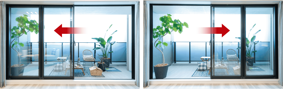 フレキシブルサッシ