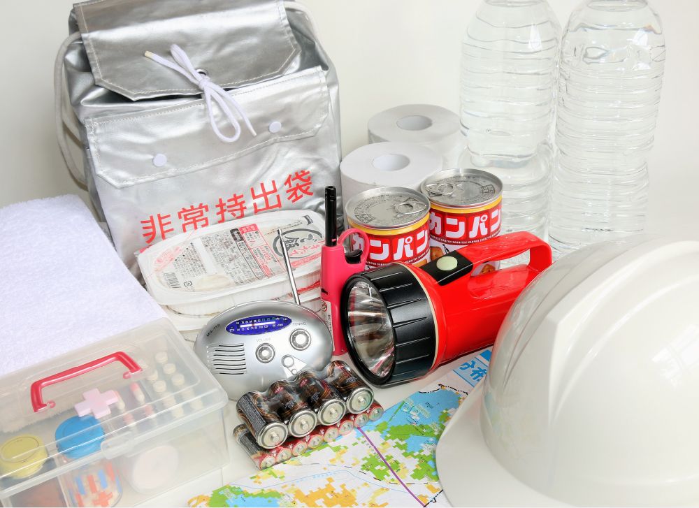 2カ所の防災倉庫