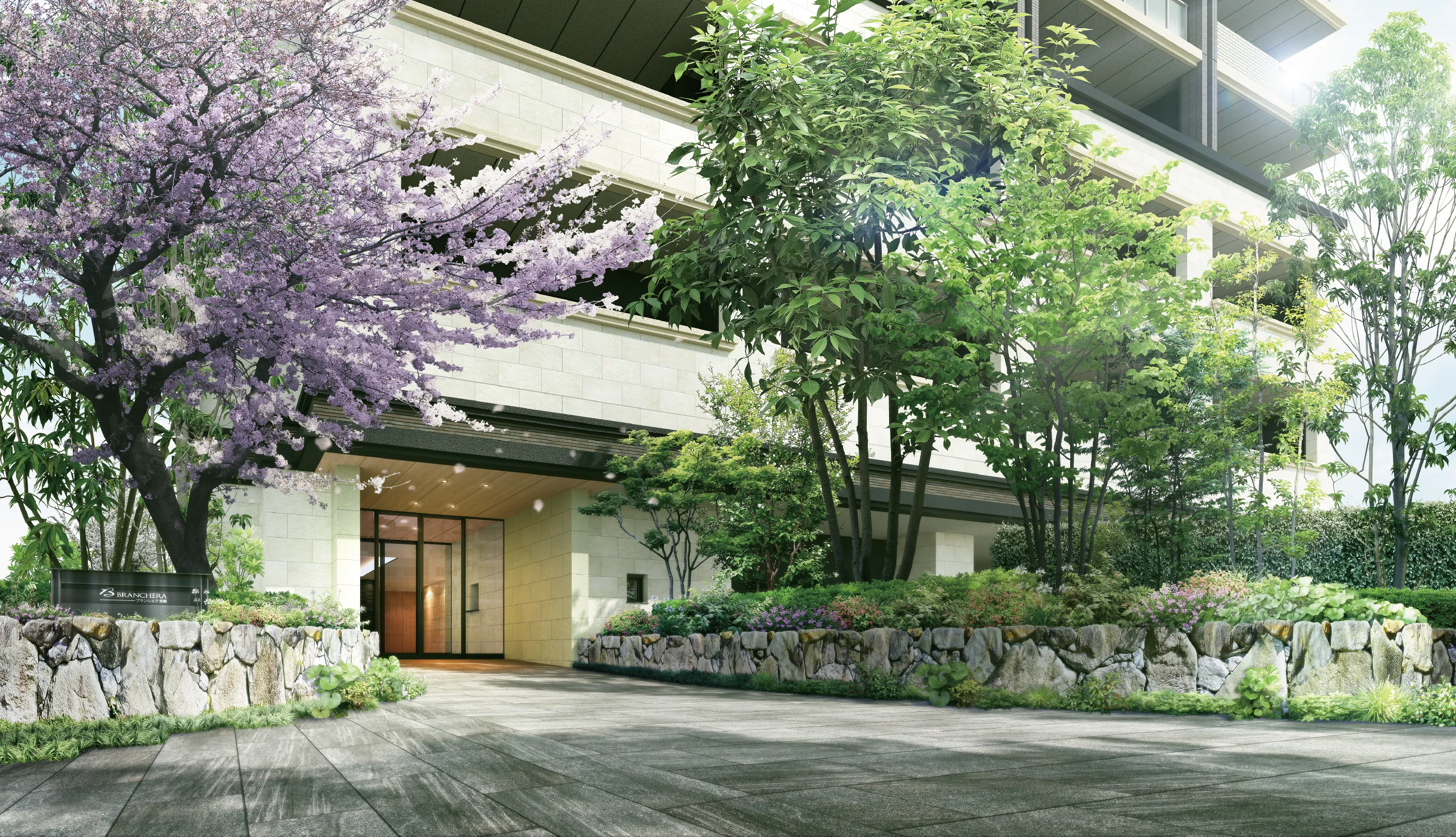 エントランスアプローチ完成予想CG