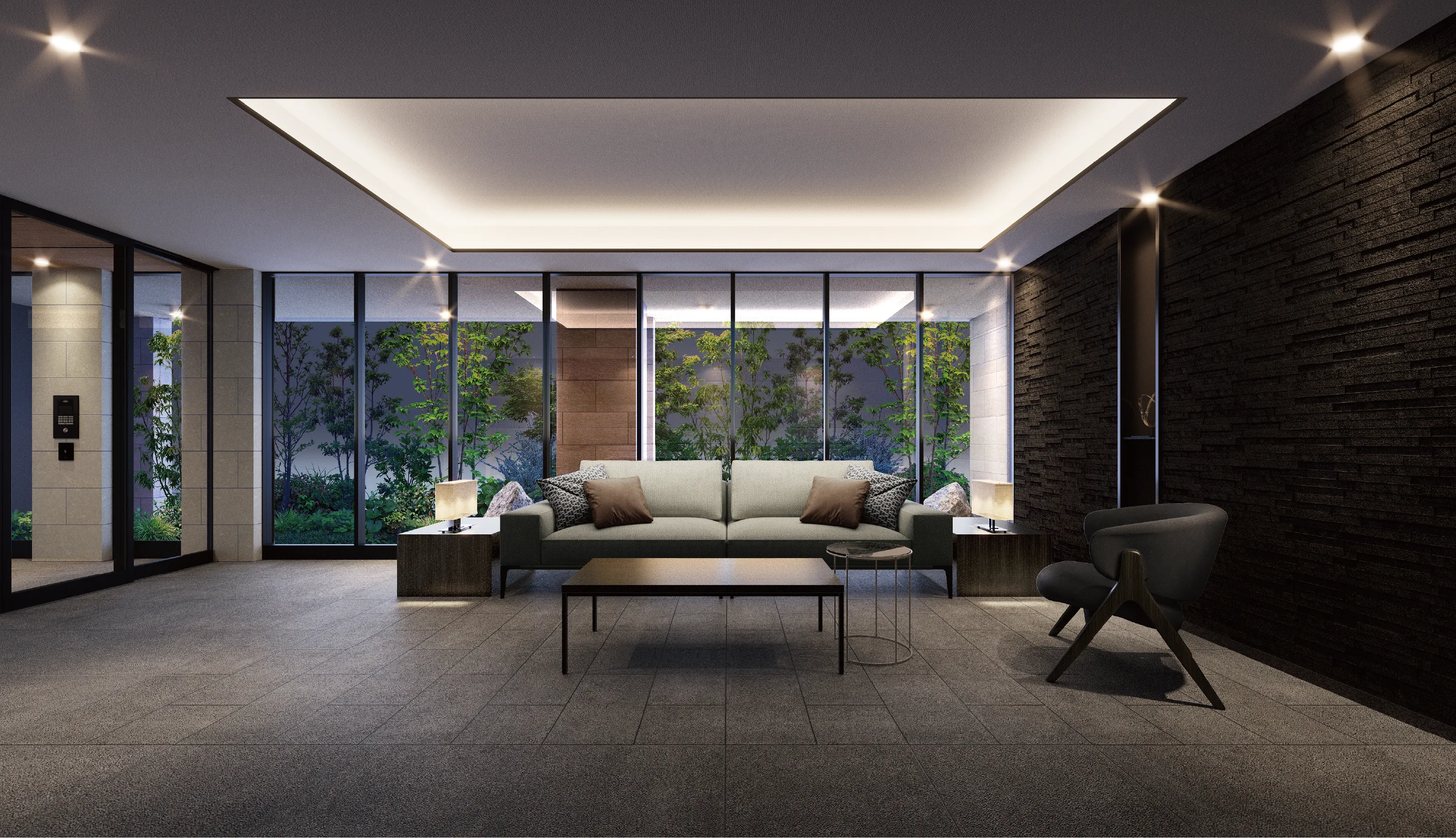 エントランスホール完成予想CG