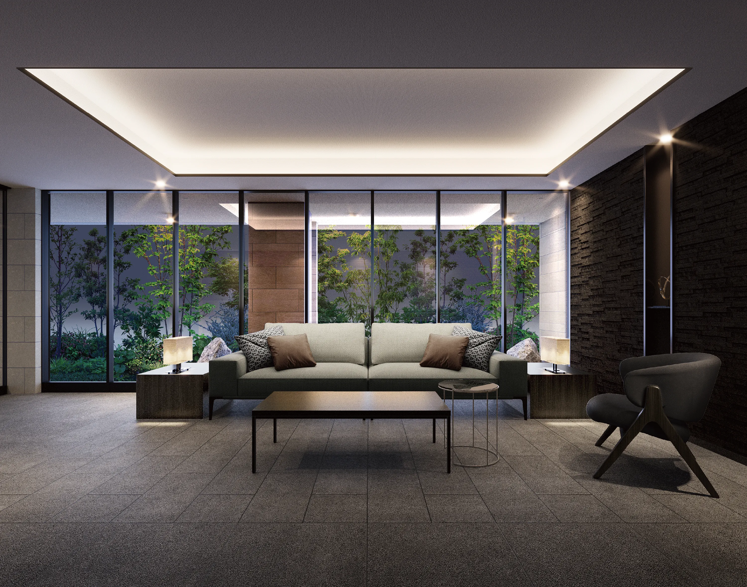 エントランスホール完成予想CG