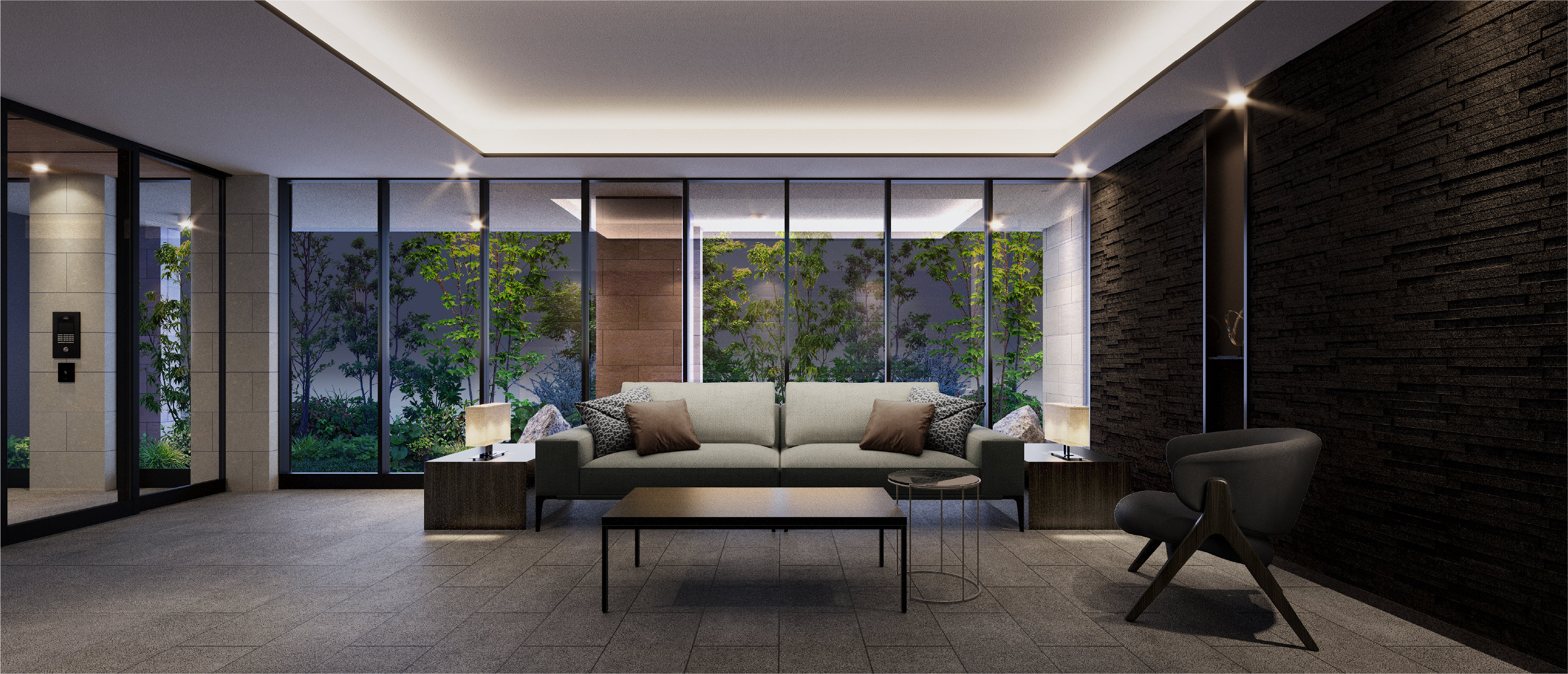 エントランスホール完成予想CG