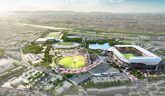 等々力緑地再編整備イメージパース