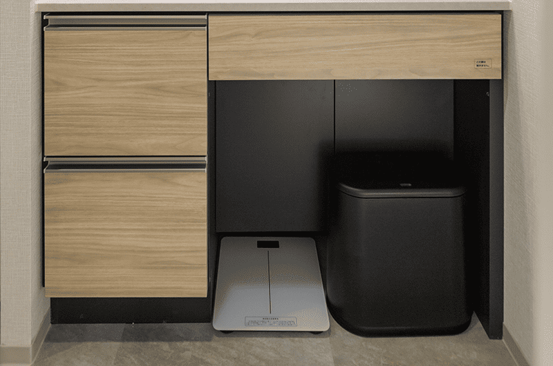 洗面化粧台下部収納スペース