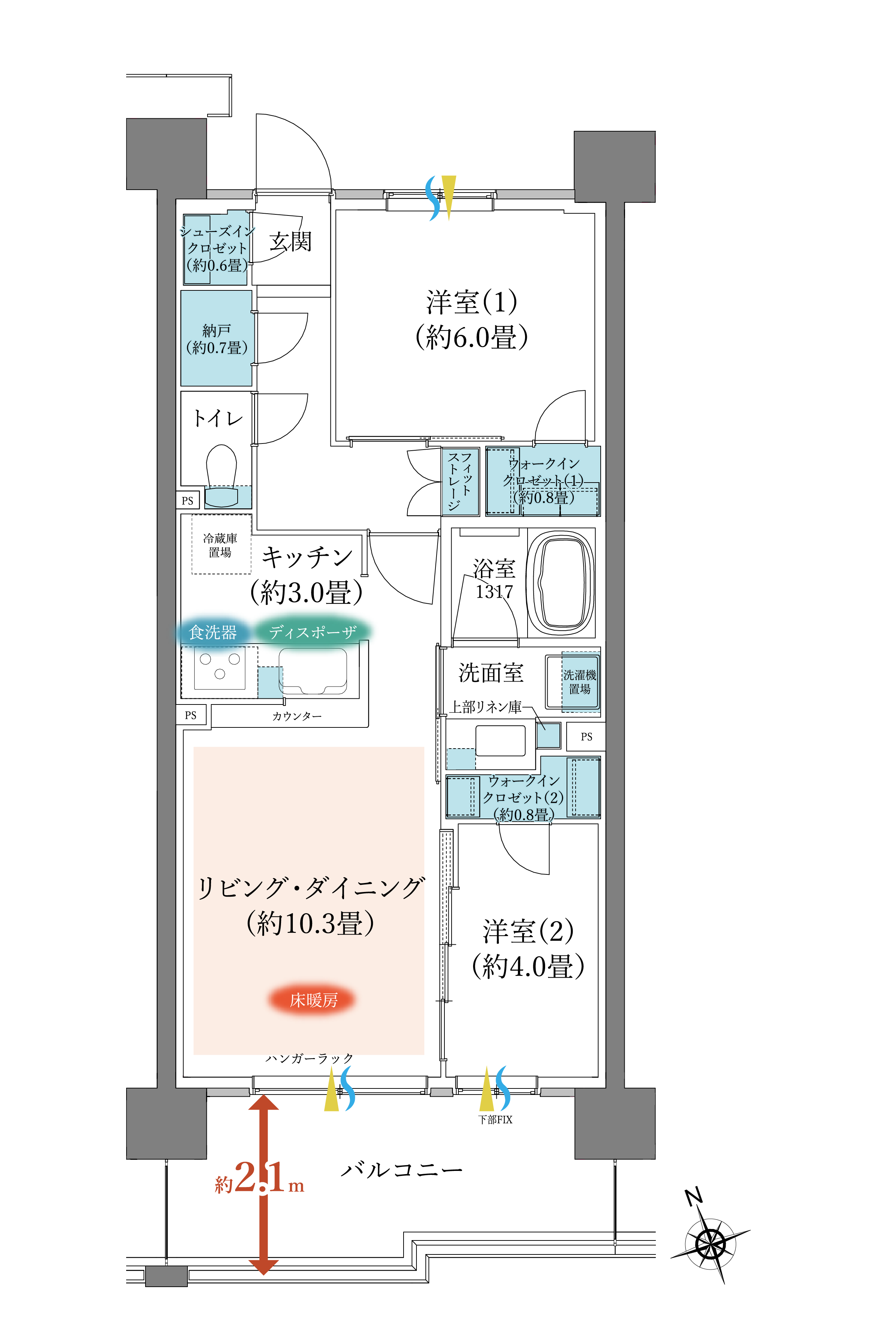 間取りC15タイプ