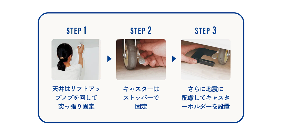 安心設計でずっと快適な安全性