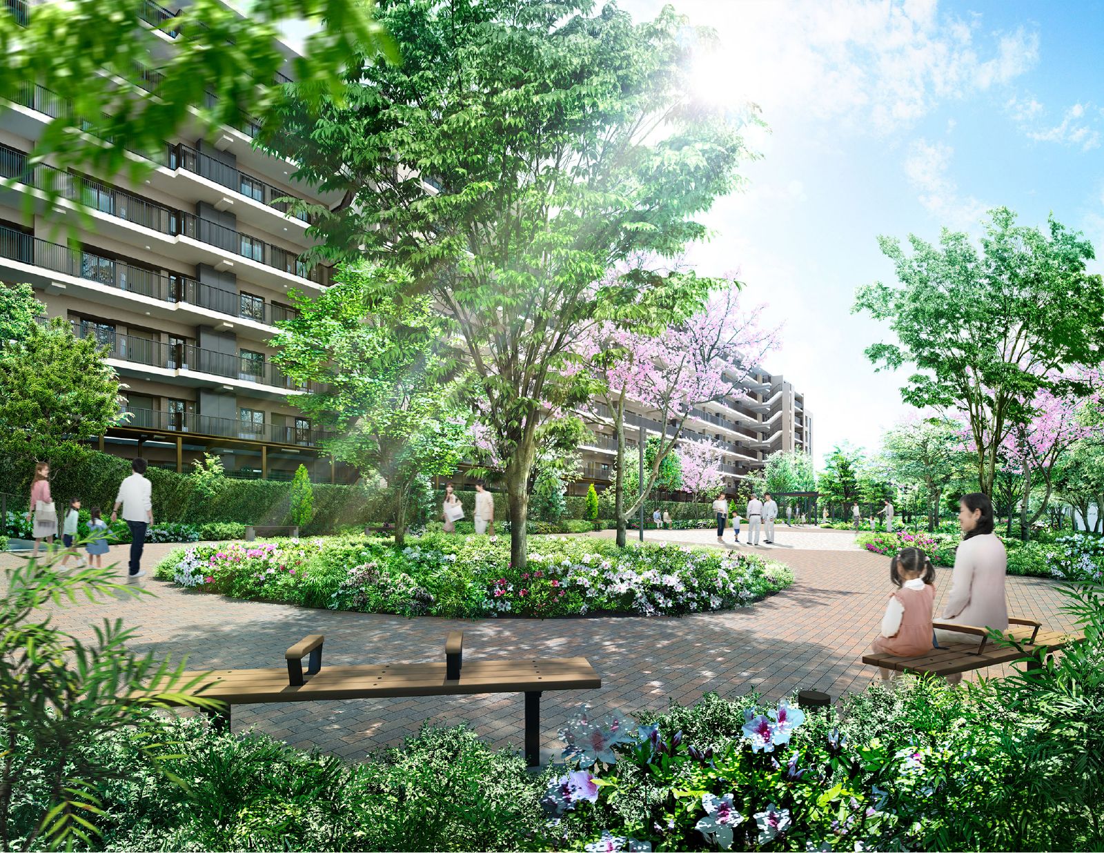 ガーデン完成予想CG