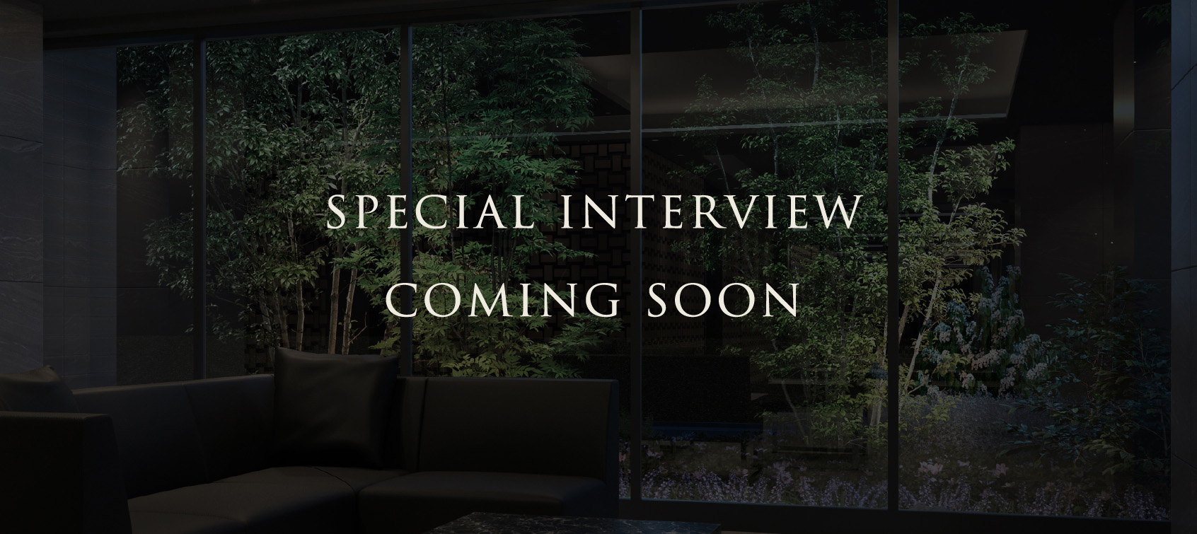 special interview coming soon