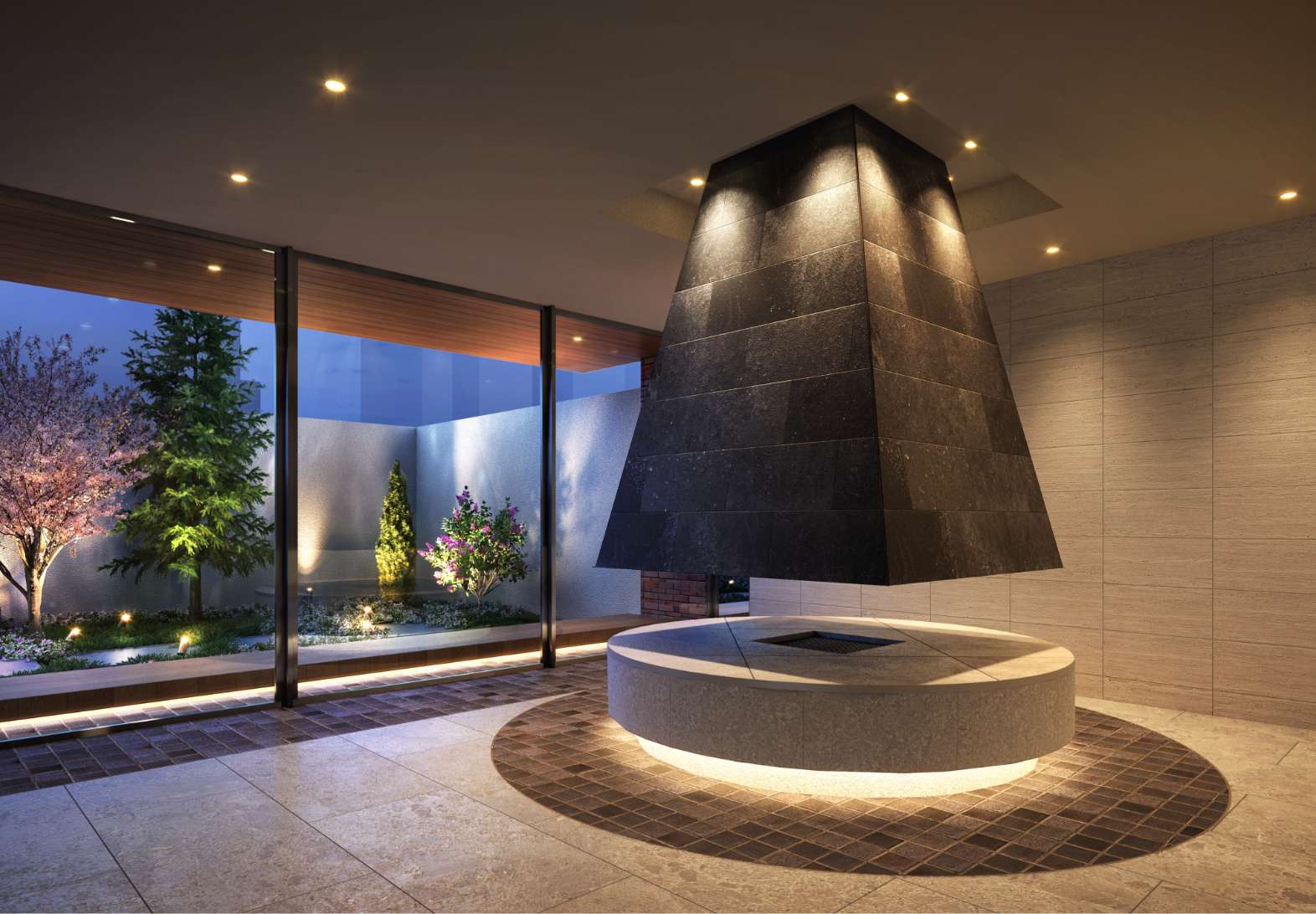 エントランスホール完成予想CG