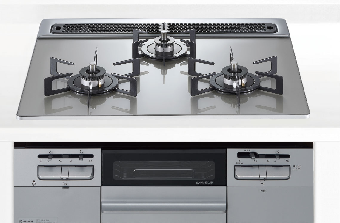 ダブル高火力ガスレンジ