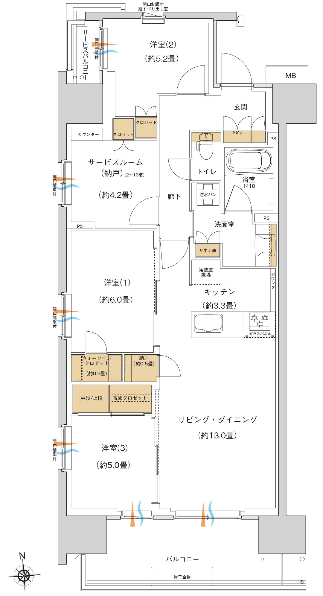 Aタイプ　間取り図