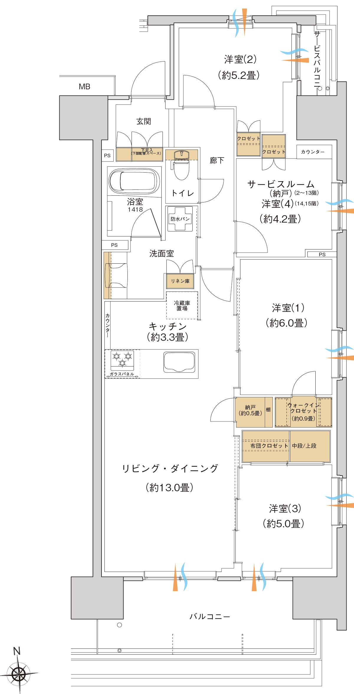 Fタイプ　間取り図