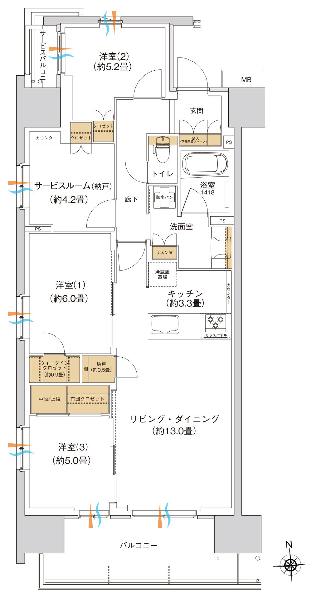 Aタイプ間取り